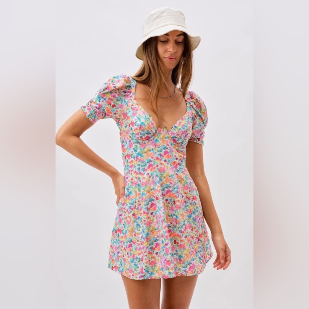 For Love & Lemons Claude Mini Dress